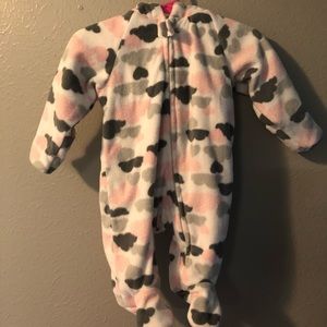 Full body fleece suit